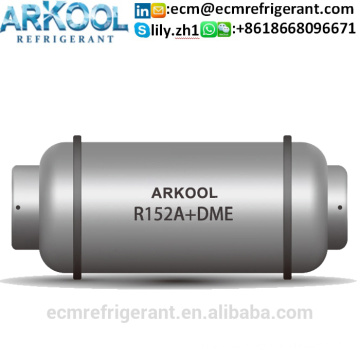 Gas refrigerante R152A + DME Dimetiléter 60% R152a + 40% DME